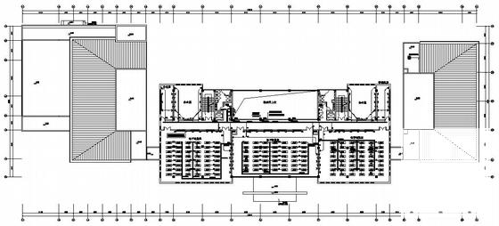 5层图书馆电气CAD施工图纸（三级负荷）(火灾自动报警系统) - 2