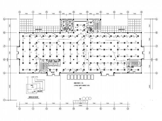 6层图书馆强电系统CAD施工图纸（二级负荷）(电气设计说明) - 2