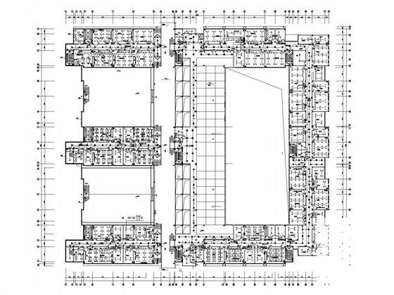 6层钢筋混凝土结构高校图书馆强电系统CAD施工图纸 - 1