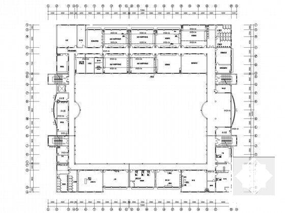 6层钢筋混凝土结构高校图书馆强电系统CAD施工图纸 - 4