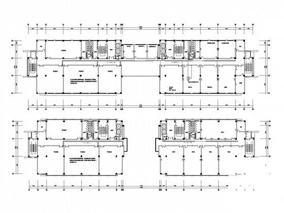 大学9层图书馆弱电系统CAD施工图纸（三级负荷） - 1