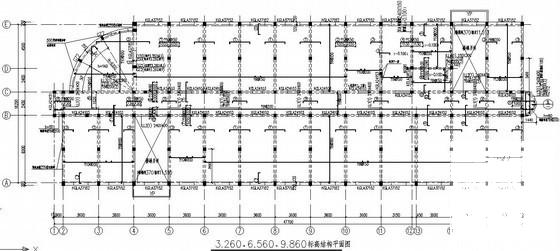 5层砌体结构学生公寓楼结构CAD施工图纸（条形基础） - 1