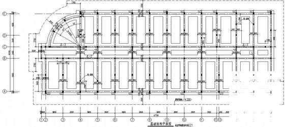 5层砌体结构学生公寓楼结构CAD施工图纸（条形基础） - 3