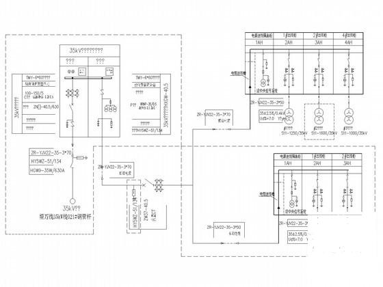 35kV开闭所电气图纸（一次、节点详图） - 4