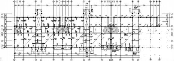 5层砌体结构条形基础住宅楼结构CAD施工图纸（7度抗震） - 1