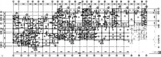 6层桩基础砌体结构住宅楼结构CAD施工图纸（6度抗震） - 1