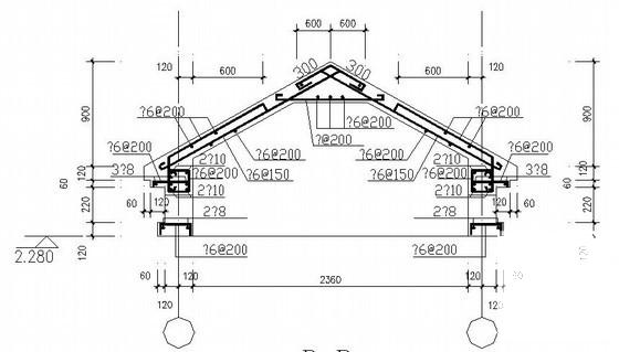 6层桩基础砌体结构住宅楼结构CAD施工图纸（6度抗震） - 3