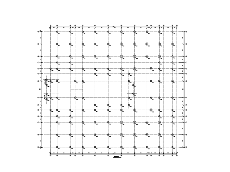 3层框架结构图书馆建筑和结构竣工毕业设计方案图纸 - 1