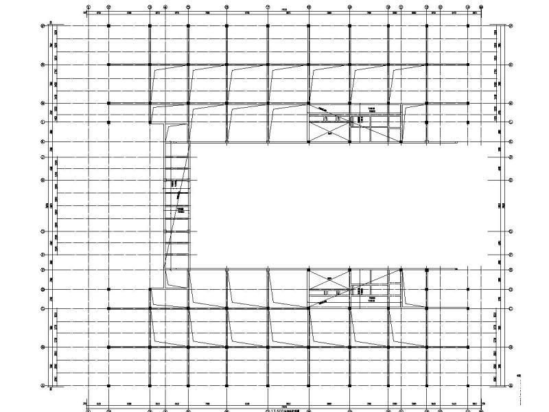 3层框架结构图书馆建筑和结构竣工毕业设计方案图纸 - 5