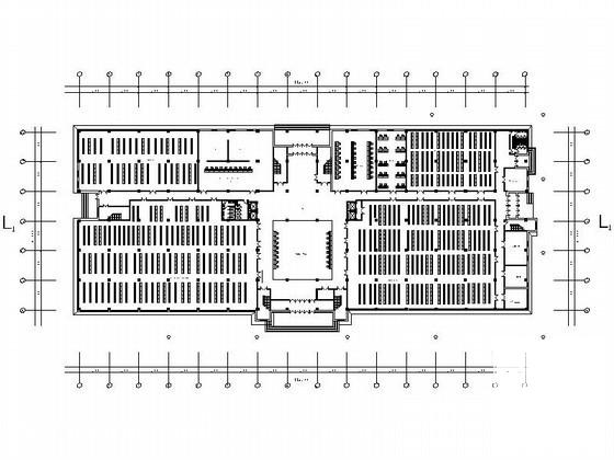 大学图书馆方案毕业设计图纸(建筑面积) - 3