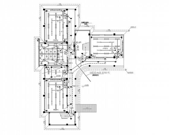 5层小学教学楼扩建工程电气CAD施工图纸 - 1