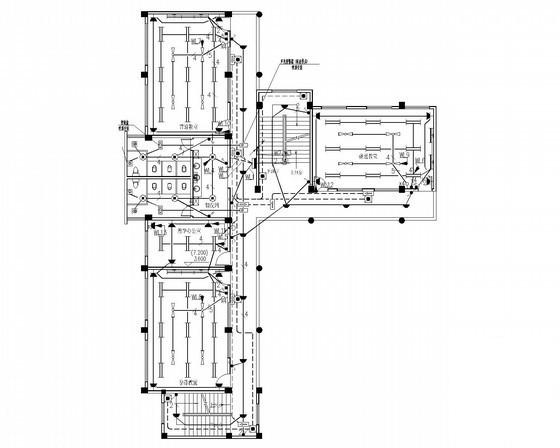 5层小学教学楼扩建工程电气CAD施工图纸 - 3