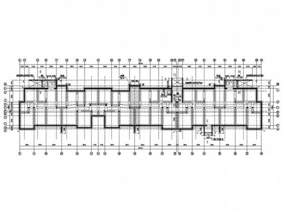 6层桩基础砌体结构住宅楼结构CAD施工图纸 - 1