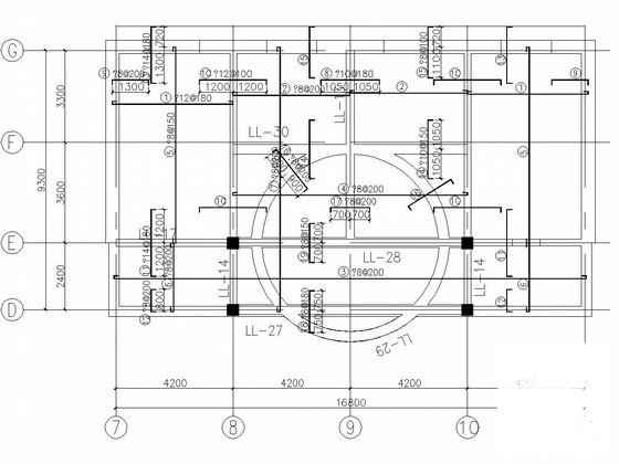 5层砌体结构办公楼结构CAD施工图纸（独立基础） - 4