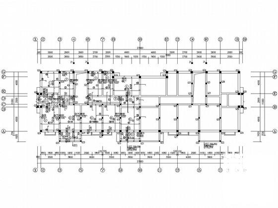 6层条形基础砌体结构住宅楼结构CAD施工图纸 - 2