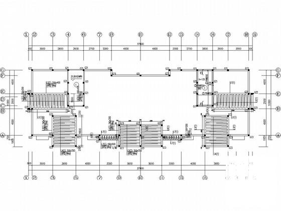6层条形基础砌体结构住宅楼结构CAD施工图纸 - 3