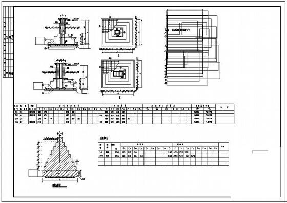 两层砌体结构桩基础敬老院结构CAD施工图纸（6度抗震） - 3