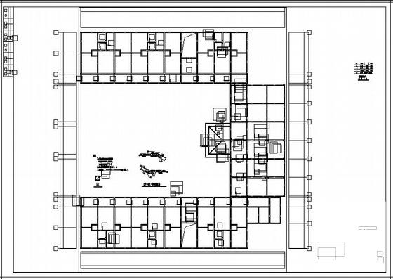 两层砌体结构桩基础敬老院结构CAD施工图纸（6度抗震） - 4