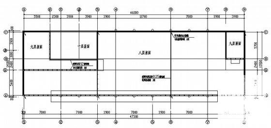 二类10层高层办公楼电气CAD施工图纸 - 3