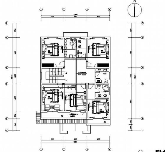 3层别墅装饰电气CAD图纸 - 3