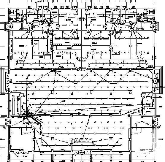4层高中食堂宿舍多功能厅工程电气CAD图纸(计算机网络系统) - 1