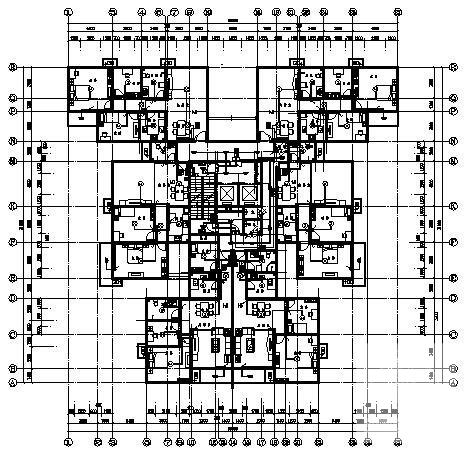 28层住宅楼电气CAD施工图纸 - 1