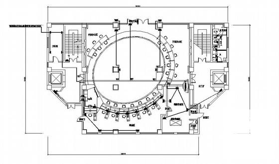 信用社11层办公楼装修电气CAD图纸 - 2