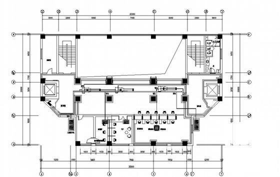 信用社11层办公楼装修电气CAD图纸 - 3