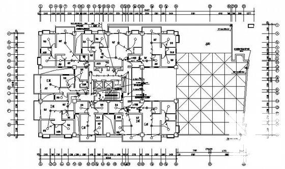 15层电梯公寓电气CAD施工图纸 - 1