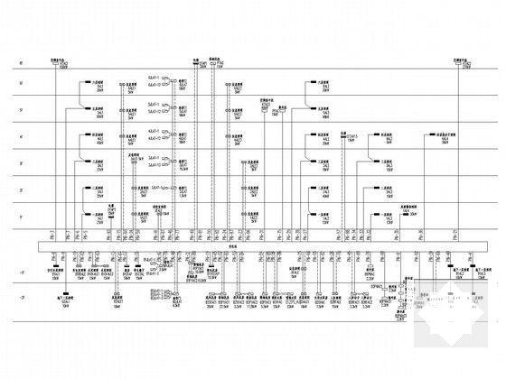 6层学校教学楼电气CAD施工图纸（二级负荷） - 5