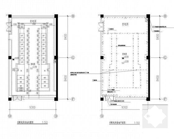 6层高校教学楼强弱电CAD施工图纸（变配电、人防） - 4