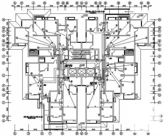 26层二类高层住宅楼电气CAD施工图纸 - 2