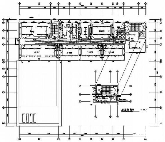 5层综合办公楼强电系统电气CAD施工图纸 - 2