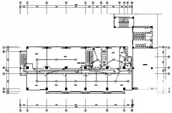 11层办公楼电气CAD施工图纸(火灾自动报警) - 2