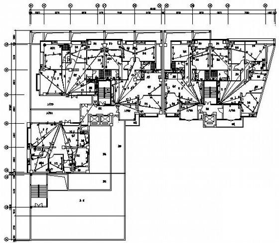 18层小区住宅楼电气CAD图纸 - 1
