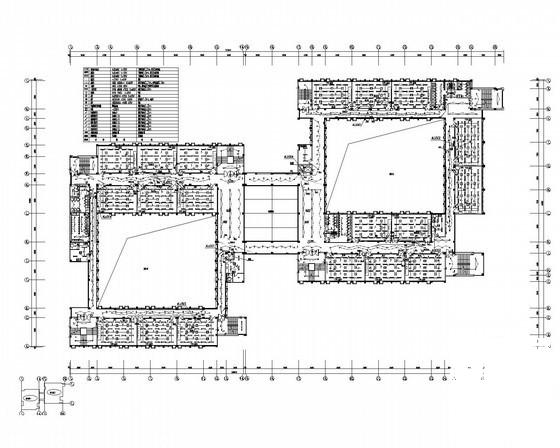 知名大学6层教学楼电气CAD施工图纸（二级负荷） - 1