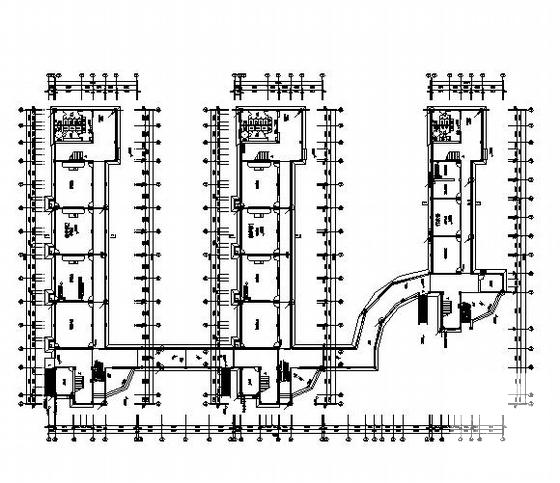 小学行政4层教学楼电气CAD施工图纸（三级负荷） - 4