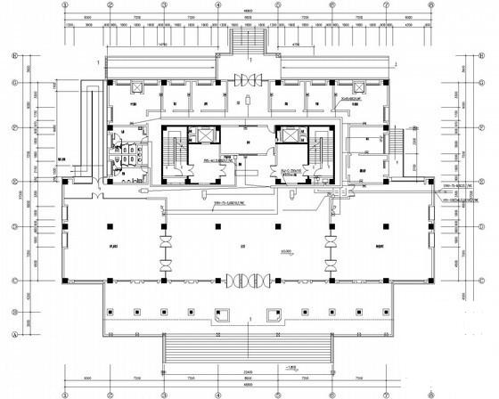知名大学12层教学楼电气CAD施工图纸(自动报警系统图) - 3