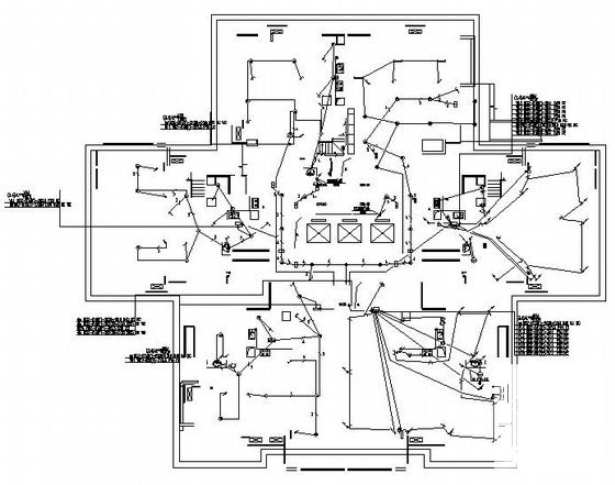 高层住宅楼小区电气设计CAD施工图纸 - 3