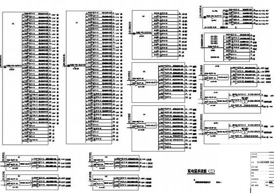 房地产开发公司15层综合楼电气CAD施工图纸(计算机网络系统) - 1