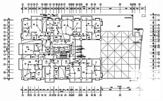 15层电梯公寓电气设计CAD施工图纸(消防联动控制系统) - 3