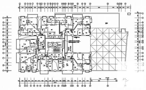 15层电梯公寓电气设计CAD施工图纸(消防联动控制系统) - 4