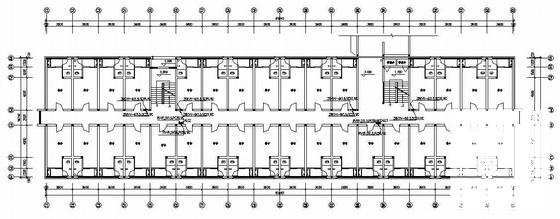 6层学院学生宿舍楼电气CAD施工图纸(防雷接地系统) - 4