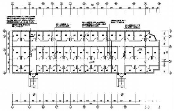 6层住宅楼电气设计CAD施工图纸(防雷接地系统) - 4