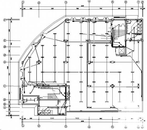 4层商场电气CAD施工图纸(防雷接地系统) - 1