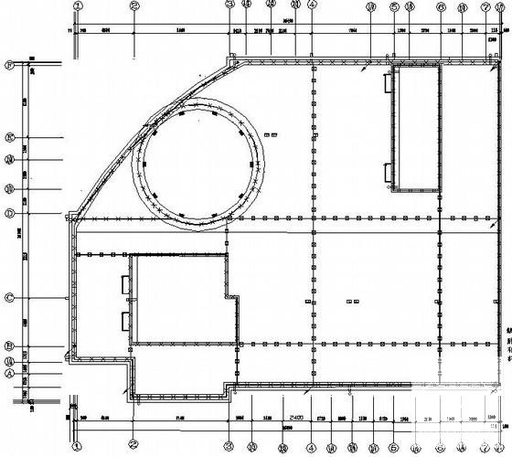 4层商场电气CAD施工图纸(防雷接地系统) - 2
