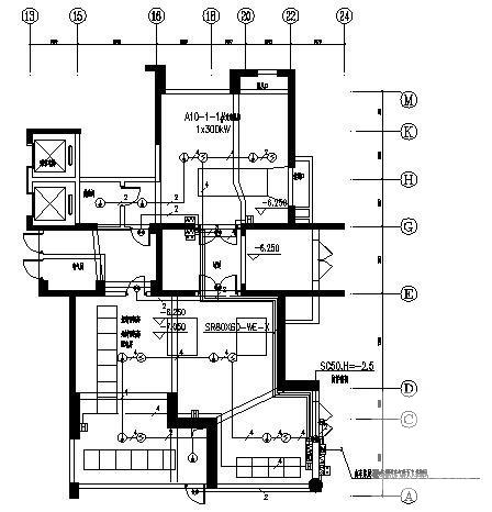 度假住宅区地下车库电气CAD图纸 - 4