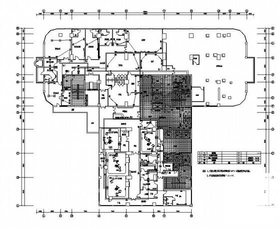 31层医院外科大楼手术室电气CAD施工图纸 - 1