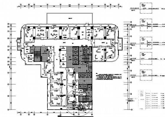 31层医院外科大楼手术室电气CAD施工图纸 - 2