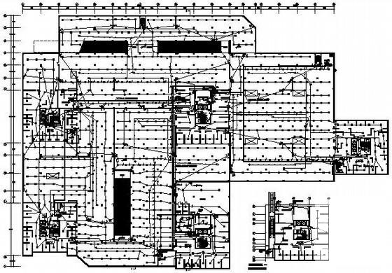33层小区电气CAD图纸(地下室、5栋高层、配套房) - 1